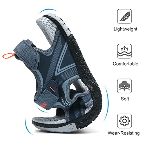 QUANDELI Men's Sport Sandals, Open Toe Water Sandals with Arch Support Waterproof Lightweight Casual Athletic Sandals for Outdoor Beach Travel Summer4