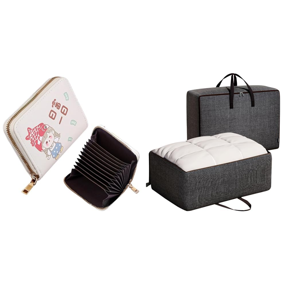 Card Holder for Women - Elegant and Versatile Card Organizer, Credit Cardholder, Card + Storage Bag for Clothes, Cloth Organiser for Storage, Under Bed Storage Bag, Wardrobe Bags-image-43