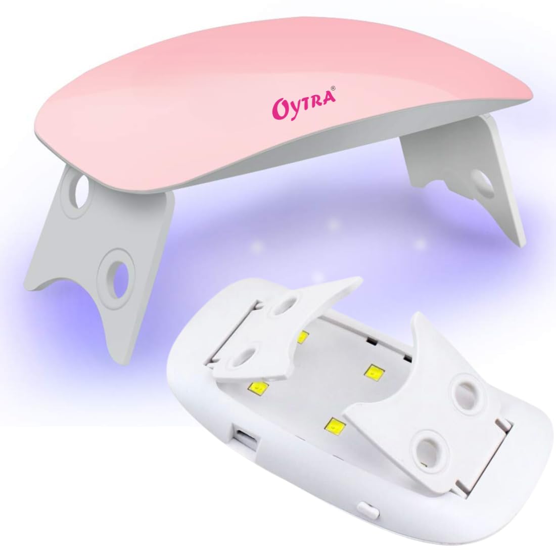 Oytra UV Lamp LED Light USB for Resin Nail Polish Fast Curing Ultraviolet Rays Mini Dryer Machine 6 Watts Cure Portable for Nail Gel Manicure Drying Tool for Artists Professionals-image-22