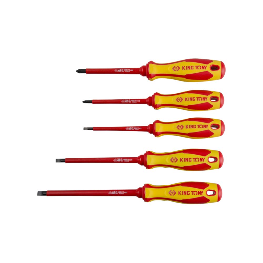 King Tony Jg. 5 Chaves Fenda + Torx Vde