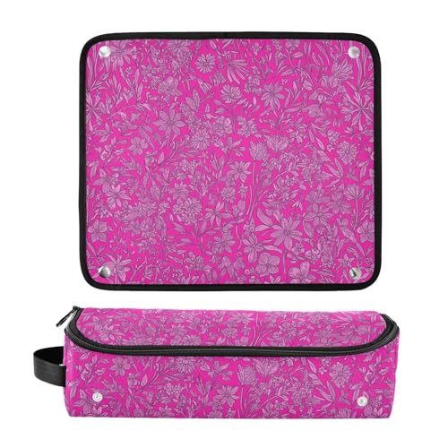 Bolsa de viaje para herramientas de cabello con alfombrilla resistente al calor y accesorios removibles organizador para planchas, rizadores y alaciadoras miniatura 3