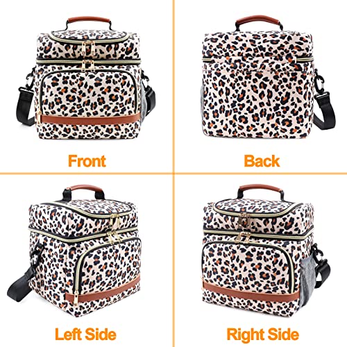 Yesbag Lunch Bag For Women, Leakproof Insulated Soft Adult Lunch Tote Cooler Bag Box With Adjustable Shoulder Strap For Office & Picnic #TOP6