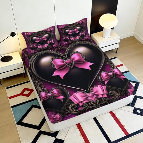 Drap housse literie premium 3D en microfibre résistante 120x200cm