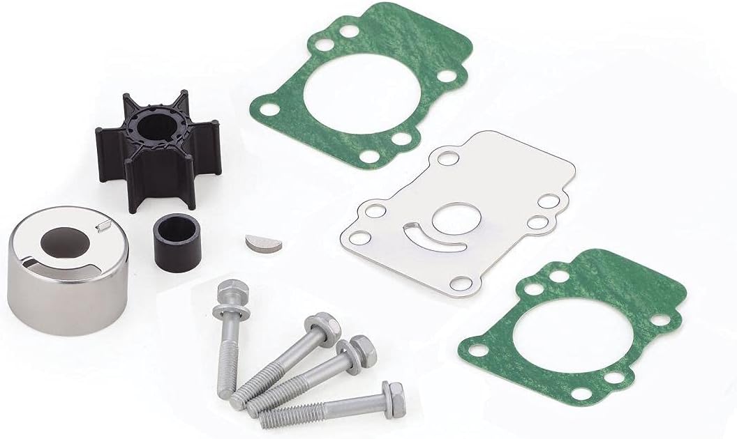 Compatible with Yamaha 682-W0078-A1, 46-84277T, 46-84277M, Water Pump Impeller Repair Kit for Mercury Mariner 9.9HP 15HP Impeller Kit Sierra 18-3148