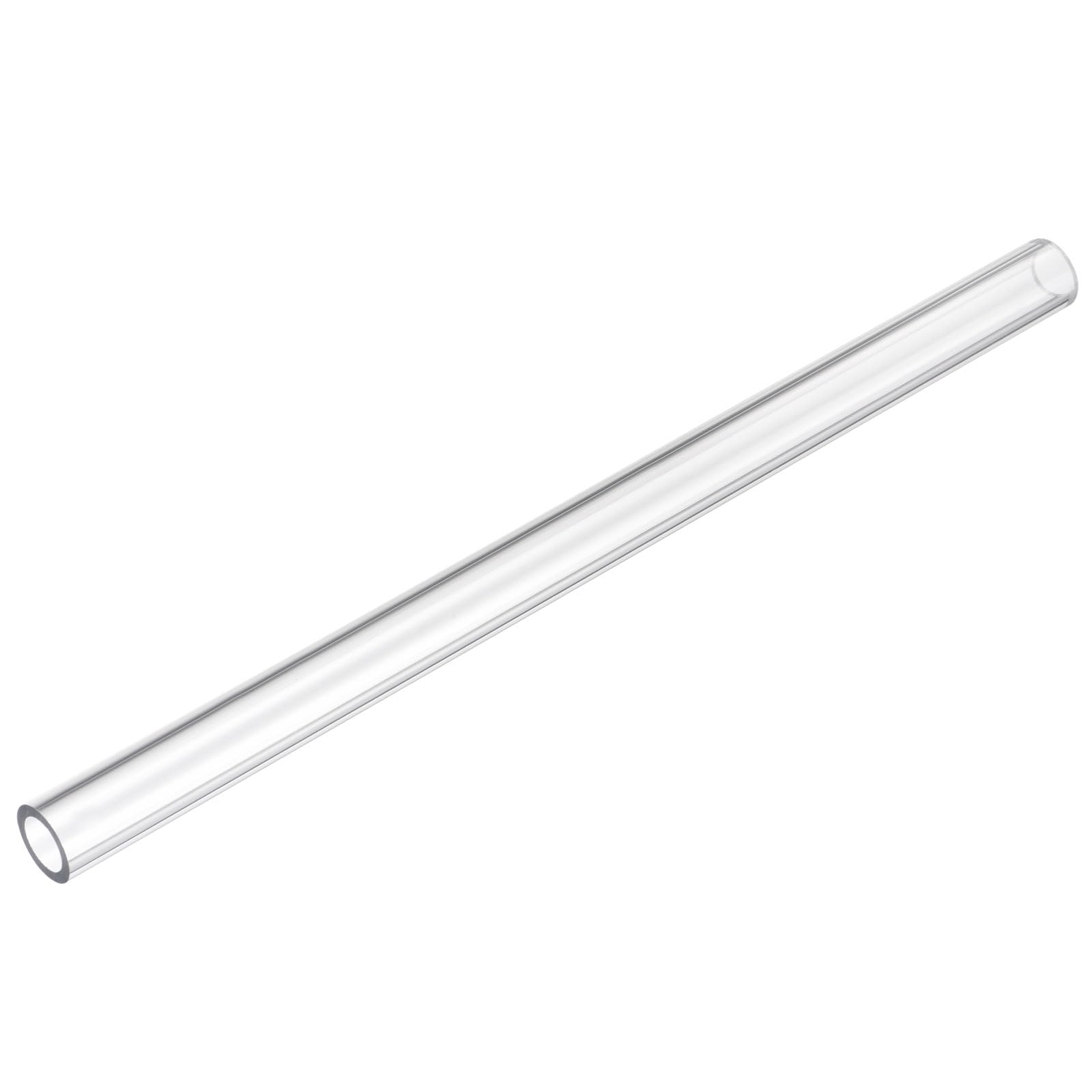 uxcell Clear Rigid Tubing 13mm(1/2") ID x 19mm(3/4") OD x 1Ft(305mm) Length Round Plastic Polycarbonate Tube