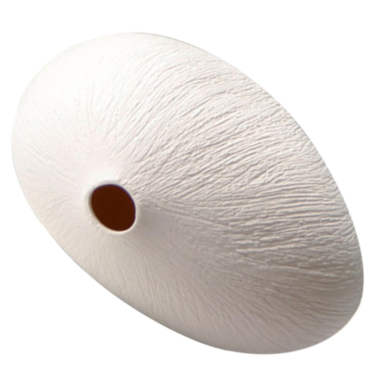 Vase floral blanc pour décoration de table moderne et salon contemporain