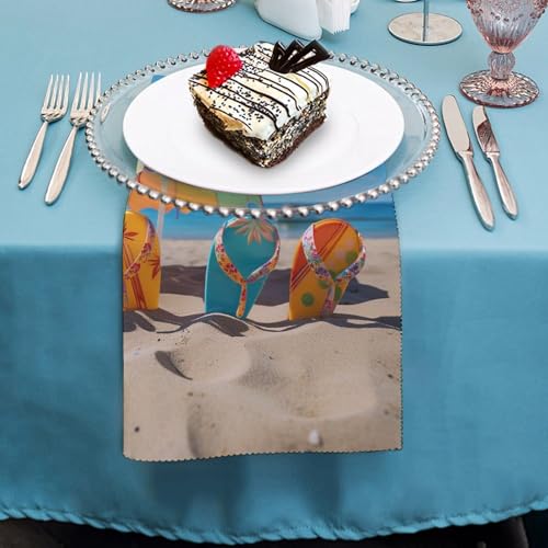 Servilletas de tela cuadradas con estampado floral, set de 2 miniatura 4