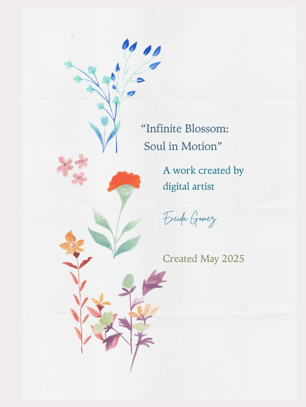 Art en NFT Infinite Blossom éveillez votre âme à la beauté éternelle en mouvement