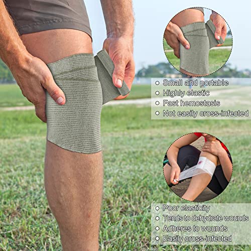 StarryTiger 2 Stück 6" Israeli Bandage, Erste Hilfe Bandage mit Vakuumver Packungs, Taktische Tourniquets Erste Hilfe Set Wesentlich, Elastischen Bandagen für Innen, Außen, Hause - Image 3