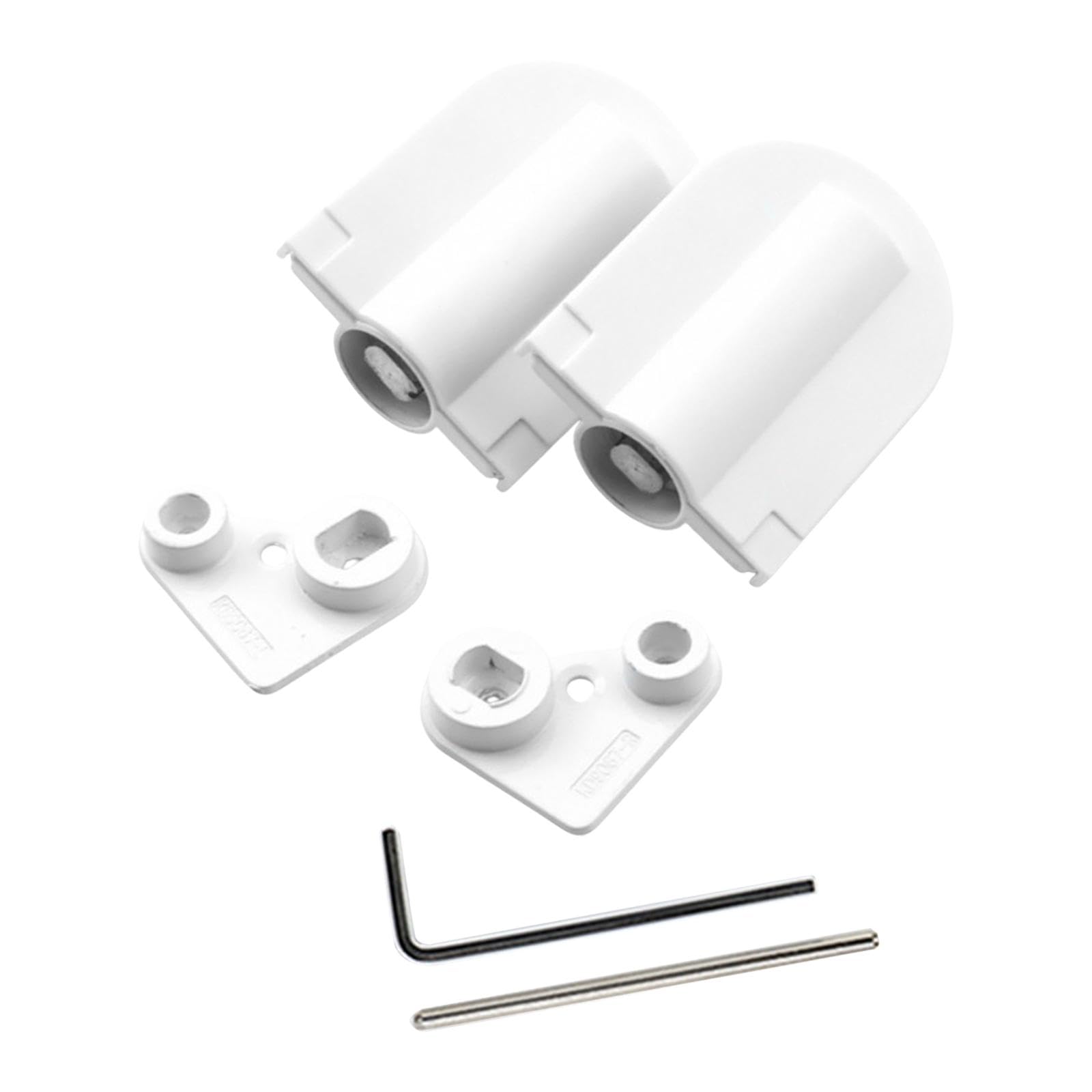 2X Dressing Table Hinges Easy to Use Wooden Box Trunk Soft Close Hinges Home White-image-39