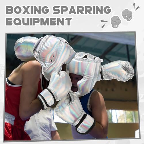 Image of Arrowbash Boxing Headgear and Gloves Set for Kids 6oz Boxing Gloves and Wrestling Headgear Sparring Equipment for Boxing Kickboxing Muay Thai BJJ Karate Training