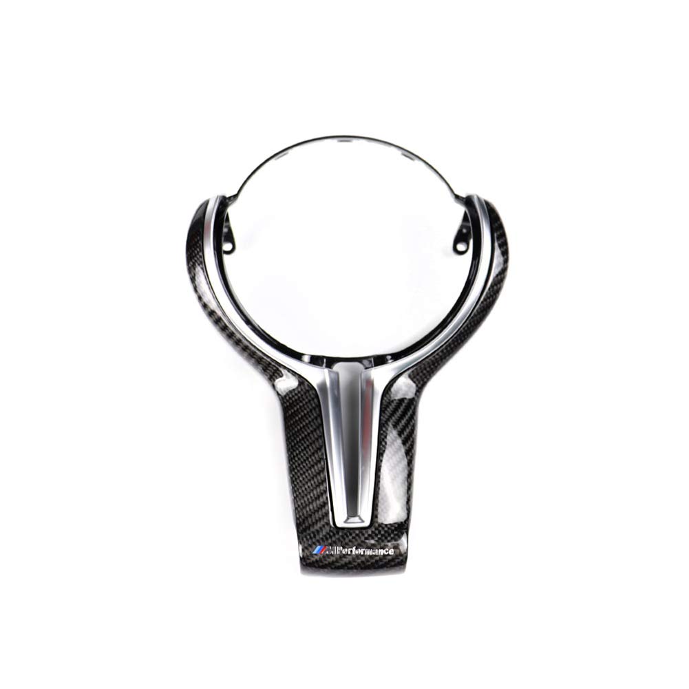 Carbon Fiber Steering Wheel Trim,MoreChioce Auto Interior Sticker Trim Decoration Scratchproof Cover Car Styling Trim Accessories