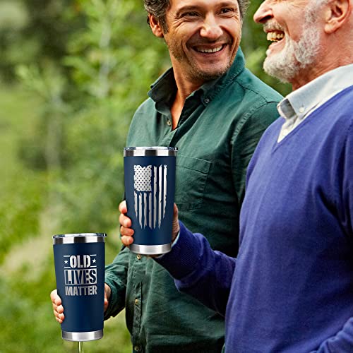 Gifts For Men - Mens Gifts For Grandpa, Him, Dad, Husband - 40Th, 50Th, 70Th, 80Th Funny Birthday Gifts For Men - Retirement Gifts For Men - Grandpa Gifts, Dad Gifts - 20 Oz Coffee Tumbler For Men #TOP3