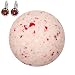 Addicted to Soap – Red Earrings Jewelry Bath Bomb | Ultra Luxurious - Extra Large 6oz Bath Bomb with STERLING SILVER Surprise Inside - Organic & Sensual Relaxation Handmade with Love Texas