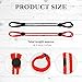 2Pack Black & Red Sex Bondage BDSM Rope Kit - Super Soft Cotton Rope,Adults Couples Bondage Gear & Accessories Adjustable Buckle Leg Strap Handcuff for Couple SM Slave Sex Gameplay Sweater Ja13