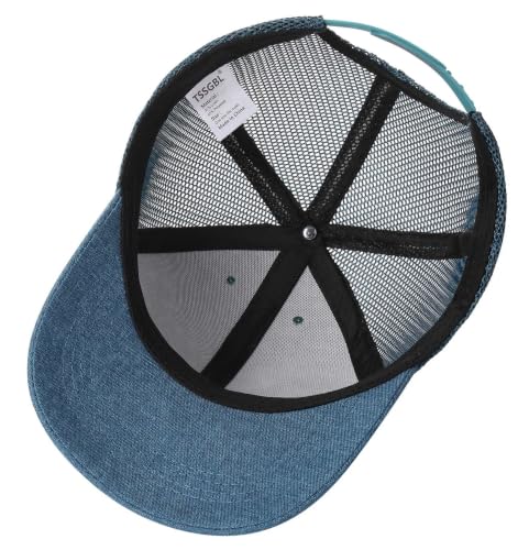 Image of TSSGBL M, L, XL, XXL Snapback Trucker Hats Baseball Caps Adjustable Blank Mesh Back Ball Caps for Men Women