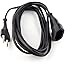 Verlängerungskabel Verlängerung Strom-Kabel Euro-Stecker Schwarz (10 Meter)