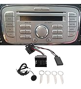 Tefola Bluetooth 5.0 Wireless Audio Adapter, Bluetooth Music Adapter Aux In Kabel Mit Mikrofon Er...