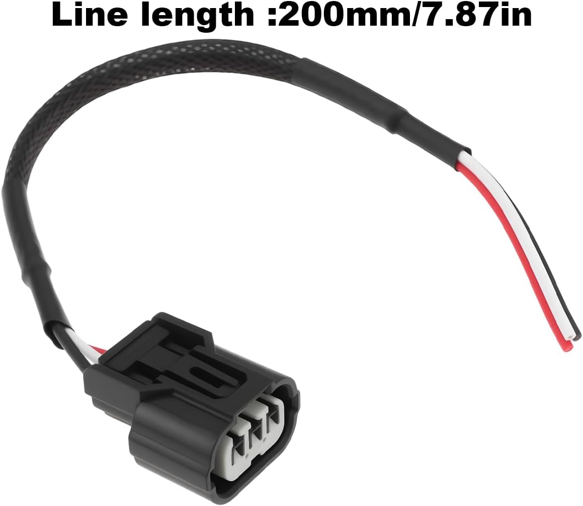 ECSiNG Car Camshaft Sensor and Headlight Connector Pigtail L23B3 20cm Compatible with Acura Compatible with Honda