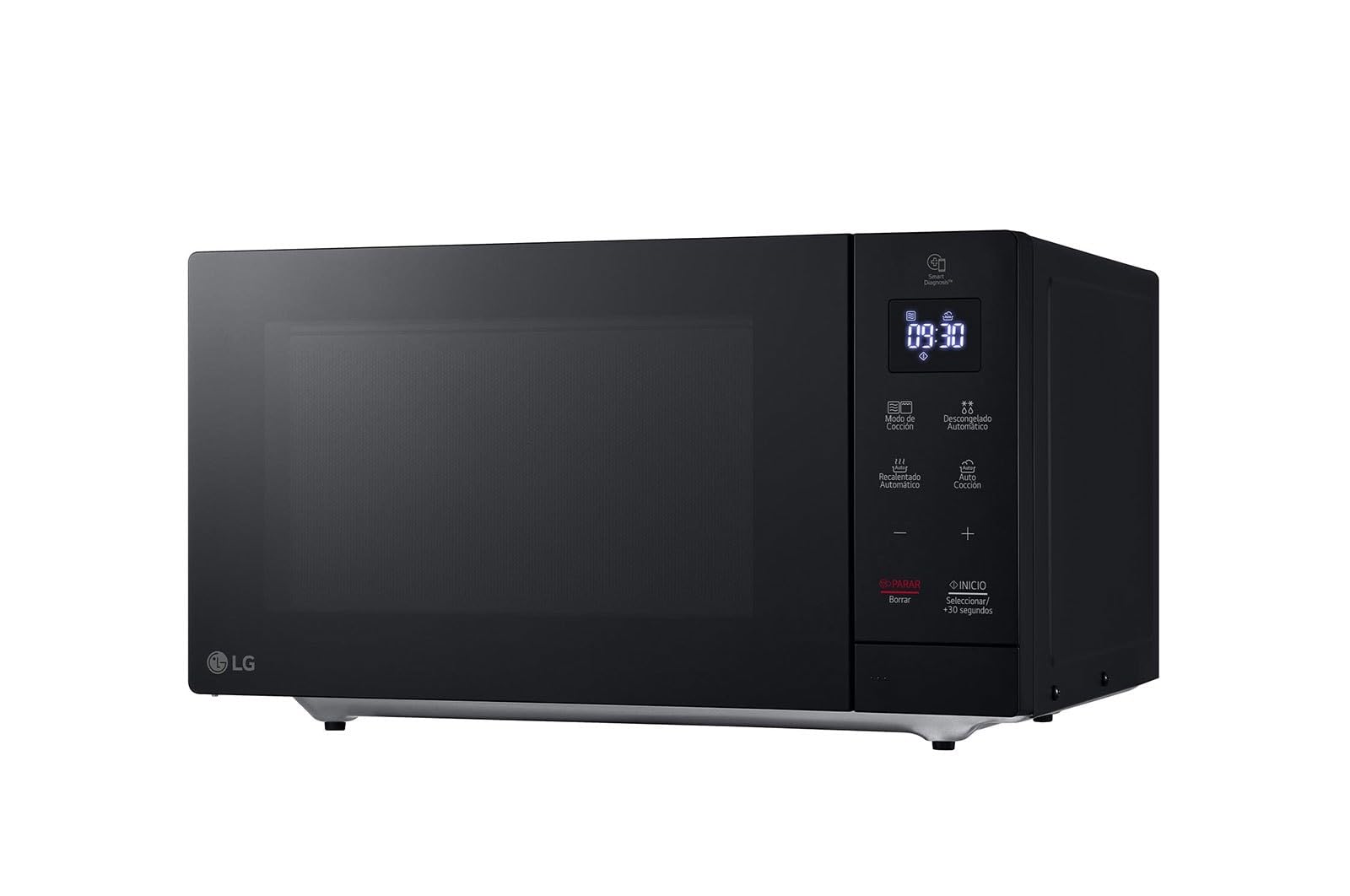 LG MH7032JAS - Forno a microonde, 30 l, 1000 W, con griglia (display a LED, 28 programmi automatici, facile da pulire, colore: Nero