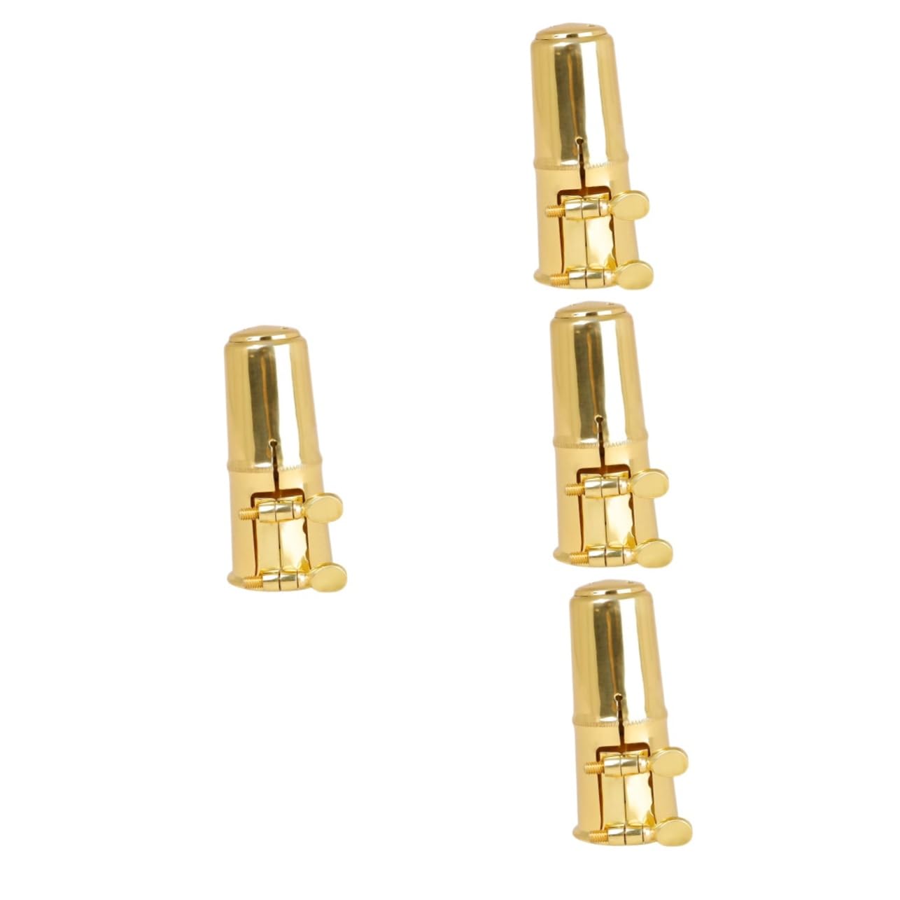 BESTonZON 4sets Cappuccio Per Saxofono Contralto Con Clip Unica Accessorio Musicale e Facile Da Installare Design Elegante e Resistente Per Musicisti e Appassionati Di Jazz
