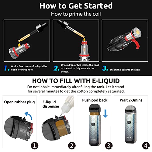 SMOK-Nord-Pro-1100mAh-25W-E-Cigarettes-Vape-Starter-Kit-2ml-Refillable-Pod-Two-Air-Inlet-Vaping-MTL-09ohm-and-DL-06ohm-Meshed-Coils-USB-Type-C-Fast-Charging-Ecig-No-Nicotine-Silver-Black-Armor