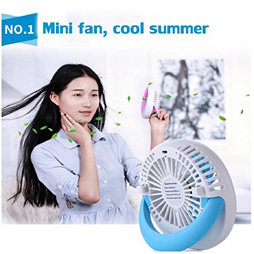 Dulplay mini USB fan personali, ventilatore