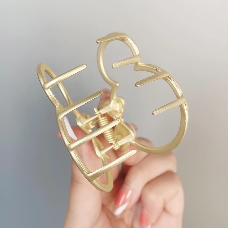 Miniatura 3 de Pinzas de metal grandes para el cabello para fiestas temáticas, bonitos cierres de pelo y accesorios de parque temático, pasador de pelo grueso,