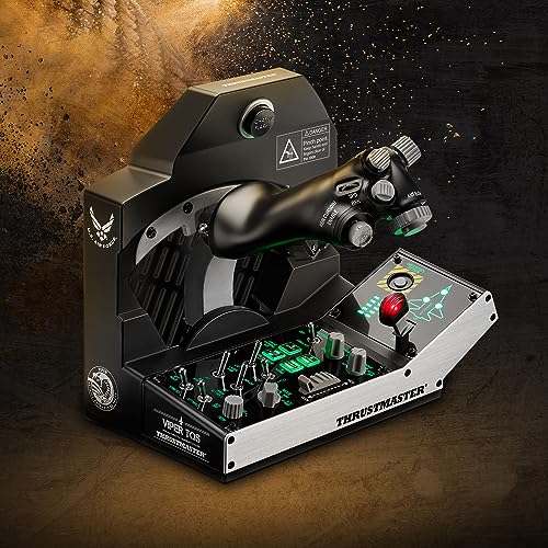 Image of Thrustmaster Viper TQS Mission Pack Metal Throttle Quadrant System - PC | 1:1 replica, 64 action buttons, 6 axes, 16-bit Hall-Effect, hot-swap panel, mini-sticks, trim wheel, chaff and flare switch