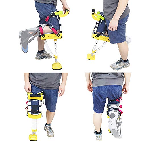Trottinette à Genou avec Panier Béquille Réglable Jambe Plâtrée - 2