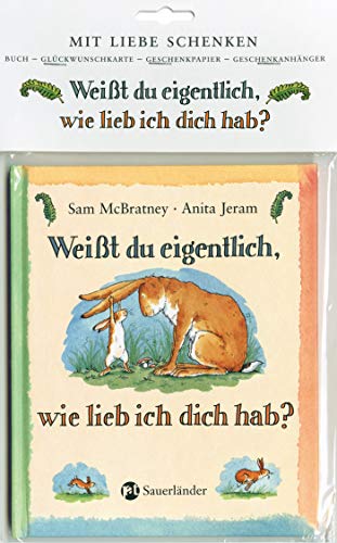 Weißt du eigentlich, wie lieb ich dich hab?: Geschenkset mit Buch, Geschenkpapier und Grußkarte Weißt du eigentlich, wie lieb ich dich hab?: Geschenkset mit Buch, Geschenkpapier und Grußkarte