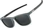 ZENOTTIC Lunettes de soleil polaires carrées pour hommes - Léger TR90 Frame Lunettes de soleil pour conduire des sports de golf de pêche