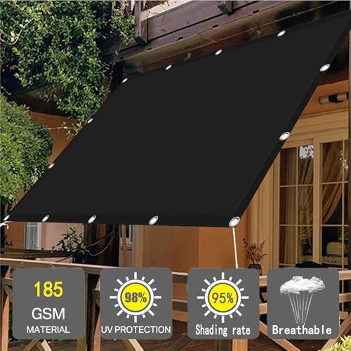 Voile d'ombrage rectangulaire fini les poches d'eau store tissu pare-soleil