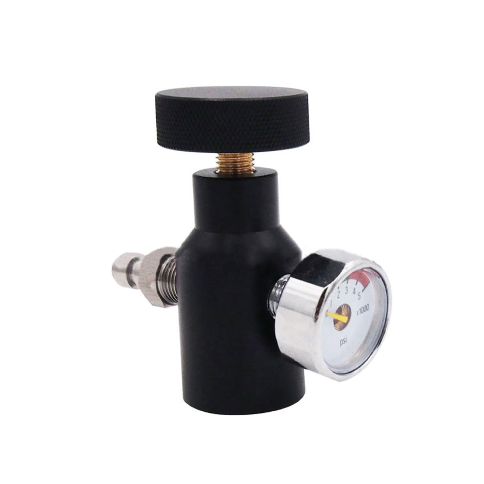 SEIWEI Co2-Tankadapter mit 3000/5000PSI-Messgerät, Druckluft-Füllstation, Fernschalter, Schnellaufblasanschluss für die meisten Zylinder