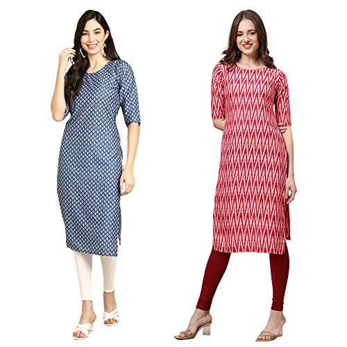 Image of Pinkmint Women's Crepe Regular Kurta