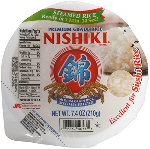 Nishiki Premium Cooked Rice, 7.4 Ounce (Pack of 12) by Nishiki