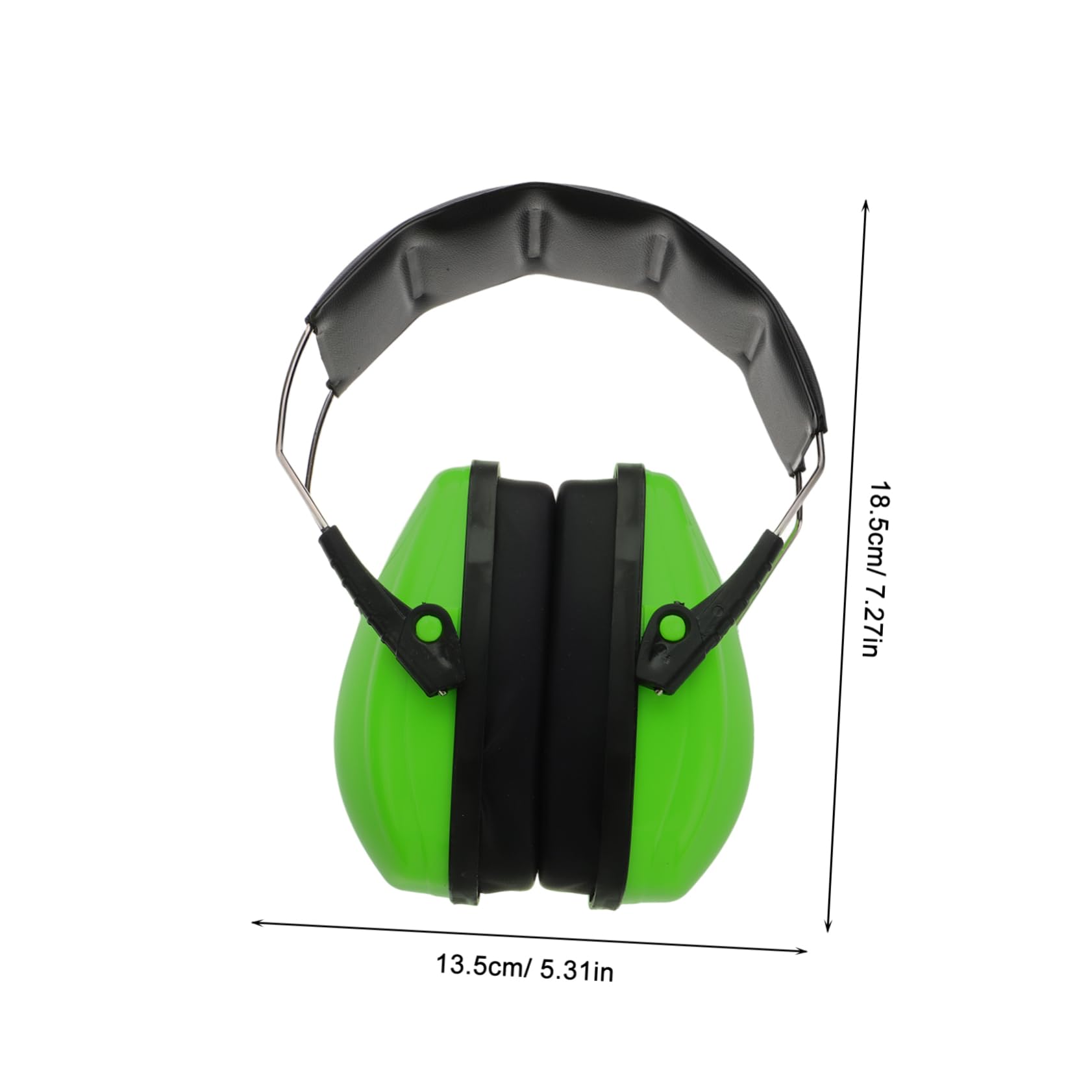 BUTIFULSIC Ear Protector for Ear Protection Hearing Protection Ear Protector Earmuff for Ear Protection Noise Reduction Earmuff for Workshop Earmuff for Noise Reduction Plastic Green
