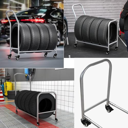 Support de rangement robuste pour pneus et multi-jantes en acier