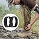 WLLHYF 2 Paar schwarze Stiefelblusen-Gummibänder Knöchel- und Hosengurte mit Klettverschluss Militärstiefelgurte Fitnessgerätegurte für Wandern Angeln Jagen Radfahren Gartenarbeit Militäruniformen
