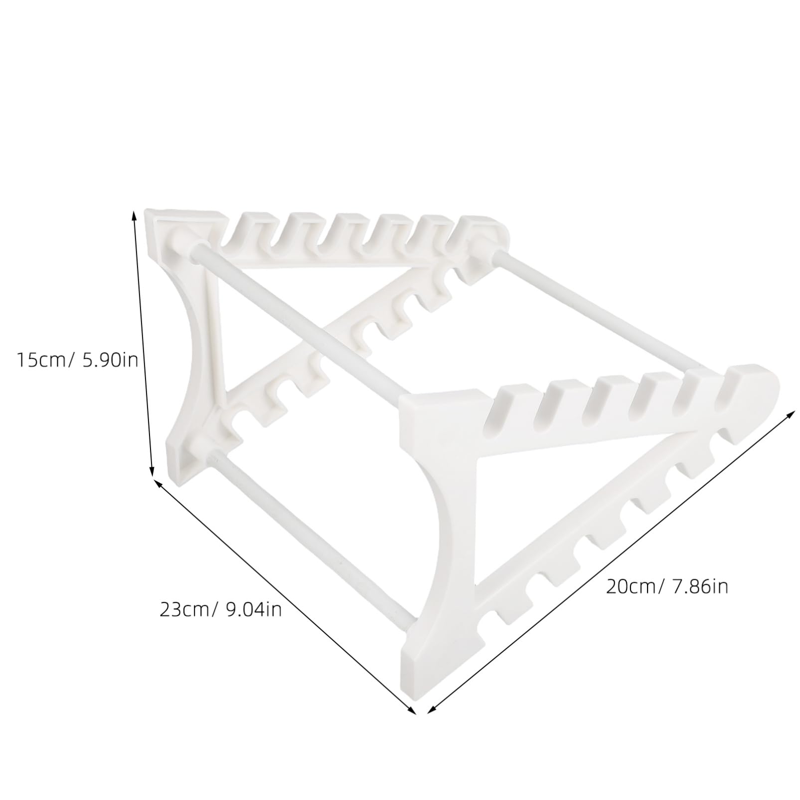 STOBAZA Laboratory Pipette Stand Storage 12 Position Trapezoidal Rack Easy Maintenance Holder