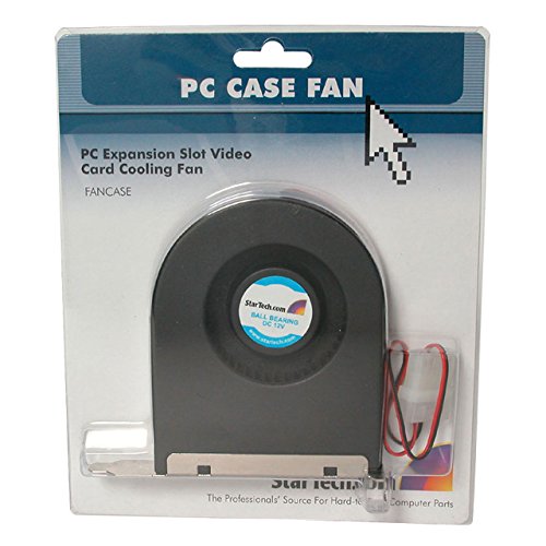Image of StarTech.com 2 Pack Desktop Computer Fans, 12V 1.8W, 6.61 Inches, Black Plastic, 32 dBA, 2200 RPM, LP4 Connector, Compatible with Desktop Cases