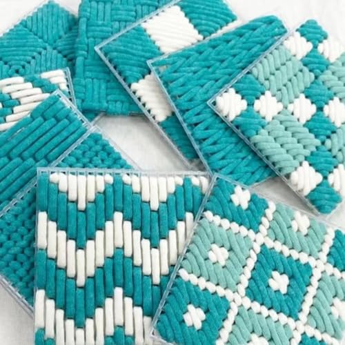 Image of 3 Pcs 7 Count Plastic Canvas, 10.3in x 13.2in Plastic Canvas Sheets, Eye Mesh for Embroidery, Knit Crochet Projects, DIY Handicraft, Make Dividers