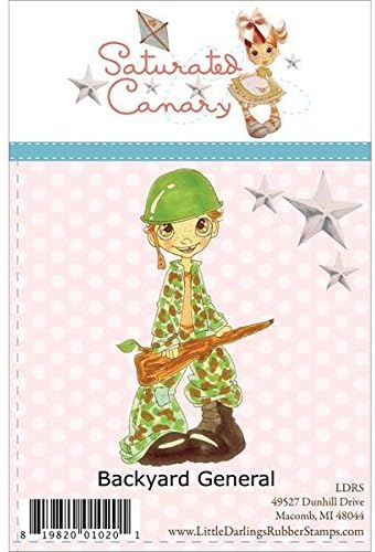 Saturated Canary Little Darling Rubber Stamps Unmounted Rubber Stamp, Backyard General by Saturated Canary