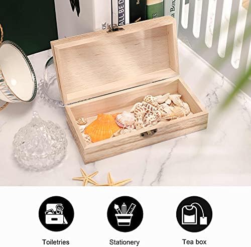 KEIGPERI Santorini Greek Island Wooden Decorative Storage Box Jewelry Box — view 6