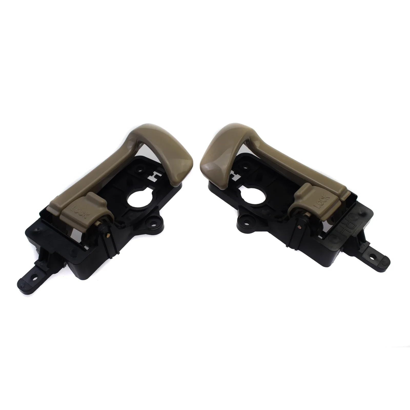 Qiuybgf Left And Right 2Pcs Interior Door Handle Compatible With Hyundai For Santa For Fe Gl Sport 2010 2011 2012 Beige Interior Door Handle Left Right Oem:82620-2B000 82610-2B000