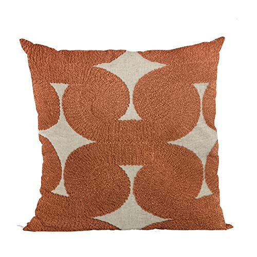 Plutus Brands Red Plutus Maze Dot Luxury Throw Pillow 20 in x 36in, Double Sided 20" x 36" King