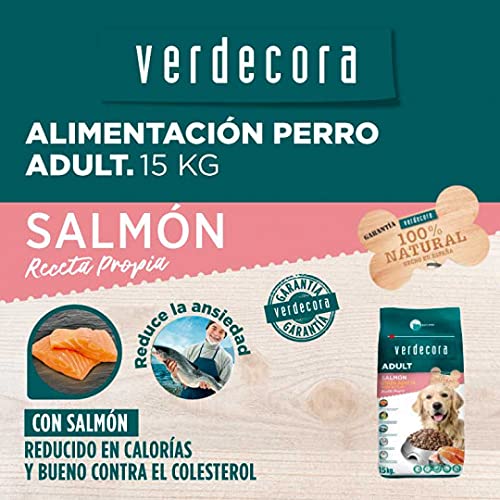 Verdecora Pienso Perro Adulto Salmón 15kg (PORTES INCLUIDOS)