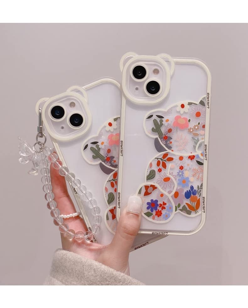 DEMEIYA Compatible with iPhone 13 Pro Max Case,Transparent Cute