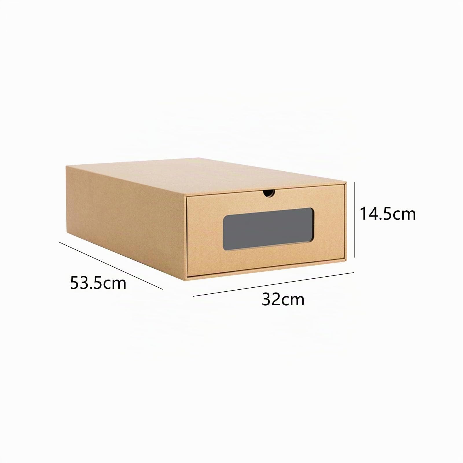 LOVIVER Organizer per stivali in cartone addensato, impilabile, facile da montare, scatola per scarpe per armadio sotto il letto