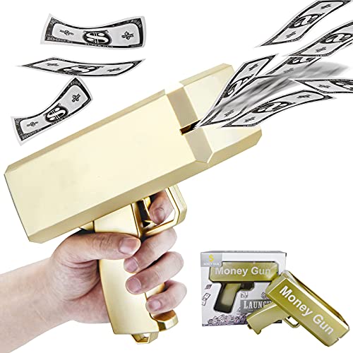 CGLQX: Tirador de Pistola de Dinero, Arma de utilería de Dinero, Adecuado para Suministros de Fiestas de películas de Juegos